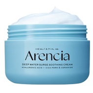 [Arencia] Deep Water Surge Soothing Cream 110ml – Korean Hydrating & Calming Moisture Cream with Dee