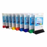 Enter E06-A 210x300mm double-sided mica shelf with A-shaped sliding base, Restaurant menu shelf, Mic