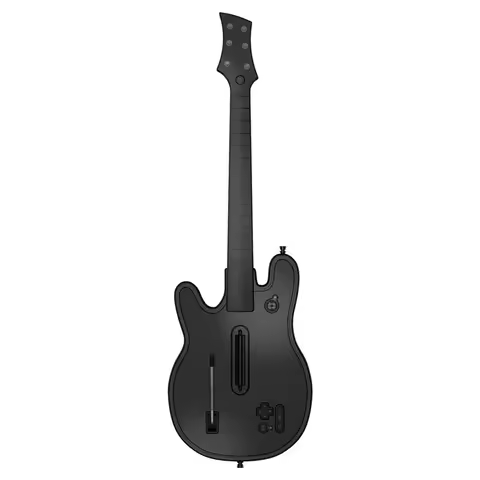 N91R-For PC For Clone Hero Rock Band Game Compatible 2.4G Wireless Guitar Controller Remote Joystick