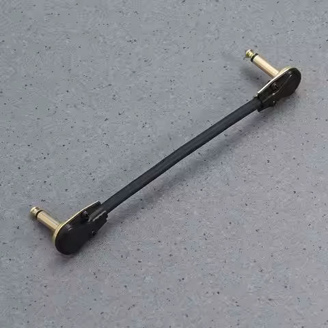2Pcs Guitar Instrument Effect Cable Copper Making Clear Sound Noise Reducing Electric Guitar Amplifi