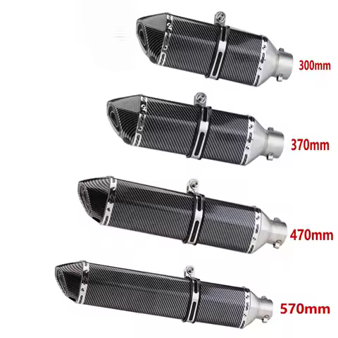 Motorcycle Stainless steel Exhaust Pipe for ninja400 R3 Z900 S1000RR MT-07 pcx160 duke390 R1 Univers