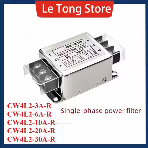 Single-phase power filter CW4L2-3A/6A/10A/20A/30A-R CW4L2-10A-R(004) Bipolar filter terminal block 2