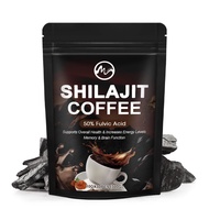 MINCH Shilajit Coffee Powder with Reishi Chaga Ashwagandha Refreshing Promote Metabolism Anti-oxidation Improve Mood Regulate Blood Sugar &amp; Cholesterol