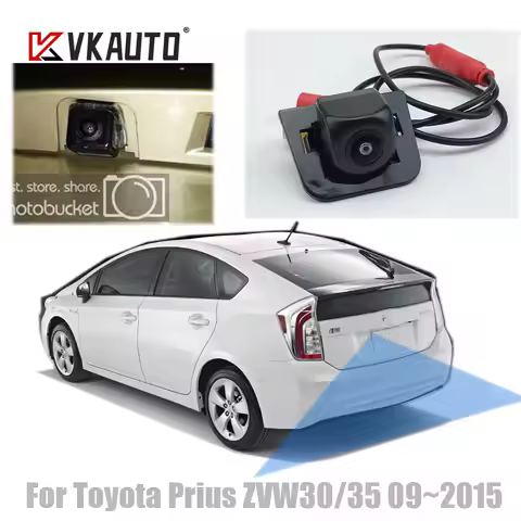 Fish Eye Rear View Camera For Toyota Prius ZVW30/ZVW35 Prius Alpha V 2009~2015 CCD Night Vision Reve