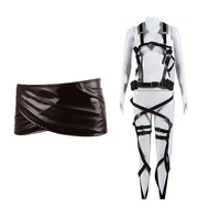 Free Wing Cosplay Costume Prop Scourge of the Titans Long Allen Shiloh Levi Shoes for Anime Fans Chi