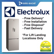 ELECTROLUX EBB3742K-A 333L BOTTOM FREEZER REFRIGERATOR WITH WATER DISPENSER