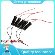 5pcs 15.2cm Wire Pipe Plastic 1 x 1.5V AAA Battery Storage Case Holder Black