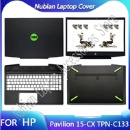2023newNEW For HP Pavilion 15-CX TPN-C133 Laptop LCD Back Cover/Front bezel/Hinges/Palmrest Upper Case/Bottom Case L20314-001 Green