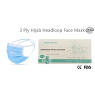 Face Mask Hijab Muslimah HeadLoop (Ready Stock)