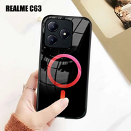 Softcase Realme C63 Terbaru 2024 dan Terlaris [GL136] Softcase Glass Kesing hp bisa bayar ditempat C