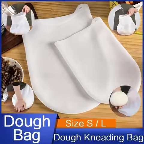 Silicone Kneading Dough Bag Flour Mixer Bag Baking Bags Versatile Dough Mixer for Bread Pastry Pizza