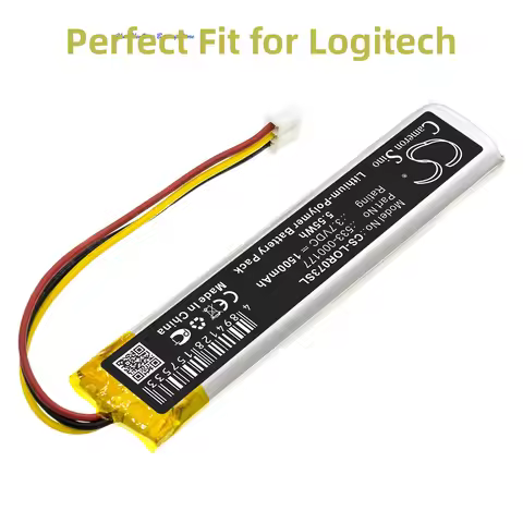 3.7V 1500mAh replacement Rechargeable Keyboard Battery 533-000177 for Logitech MX KEYS, YR0073
