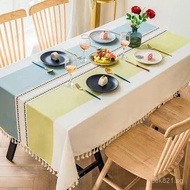 Tablecloth Dustproof Japanese Style Rectangular ins Cross-border Tassel Coffee Table Cloth Wholesale
