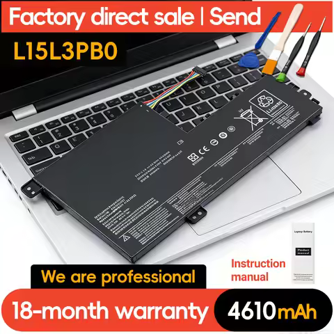 SUOZHAN L15L3PB0 Laptop Battery for lenovo Ideapad 320S-14IKB 320S-15ABR 320S-15AST Notebook Battery