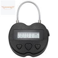 Smart Time Lock LCD Display Time Lock Multifunction Travel Electronic Timer, Waterproof USB Recharge