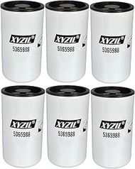 XYZIL 6X Fuel Filter 5365988 FF5825NN DBF6776 BF46129 Compatible with Freightliner Kenworth Peterbil