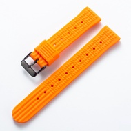 สายนาฬิกายาง Tali Jam Tangan Silikon คุณภาพสูงสำหรับนาฬิกา Omega สายอ่อนสำหรับนาฬิกา Seiko SKX007 SK