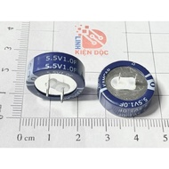 [Combo of 2] Super capacitor 1.0F 5.5V SE-5R5-D105VYC3H horizontal C pin type 20.5 x7.4mm