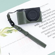Suitable for Ricoh gr4 Camera Bag GR4 Protective Leather Case Retro Base Ricoh gr4 Crossbody Shoulde