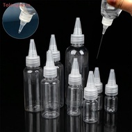 3-100ml Empty Dropper Bottle Transparent Plastic Refillable Nozzle Dropper With Cap Squeeze Bottle