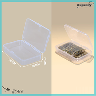 Kupanny กล่องใส่ของพลาสติกโปร่งใสขนาดเล็กกล่องเก็บของ PP สี่เหลี่ยมประดับลูกปัดกล่องเก็บของสำหรับสี่เหลี่ยมเล็ก