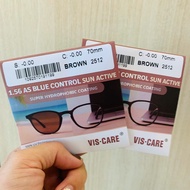 Viscare 1.56 lenses for nearsightedness/ farsightedness/ astigmatism, anti-blue light, genuine OURES