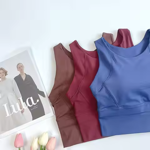 Women High Strength Earthquake Shockproof Sports Bra Fixed Cups Yoga Crop Top Fiess Push Up Outdoor 