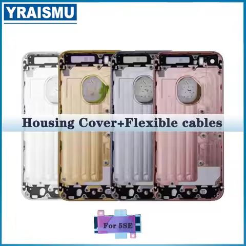 High quality For iPhone 5S SE case battery door rear cover of chassis frame + tools and battery stic