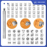 Eather Stamping Tools Kit Leather Assorted Shape Saddle Making Stamp Punch Set Leather Stamps Punch 