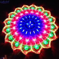 【high quality】 Seven Star Eye-Dazzling Christmas Parol/Lantern Flower Design Cristmas Tree Decoratio