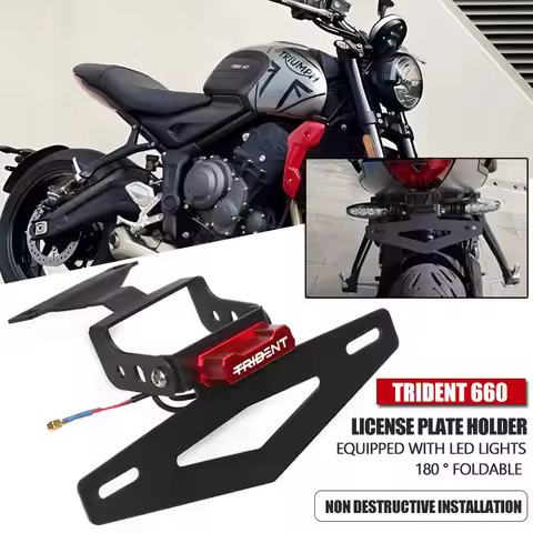 For Triumph Trident660 Trident 660 Motorcycle Rear Mounting License Plate Bracket Rear Bracket Adjus