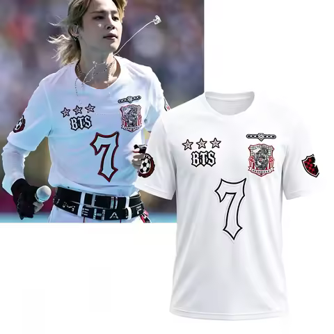 New Arrival BTS Jimin Number 7 Graphic Cotton T Shirt Men Women Kids Kpop ARMY Fans Cotton Tee Korea