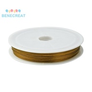 10rolls Tiger Tail Wire Nylon-coated Stainless Steel Wire Goldenrod 25 Gauge(0.45mm) about 164.04 Fe
