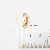 ตะขอก้ามกุ้ง ตะขอทอง 9K นำเข้าจากอิตาลี ตะขอทองแท้ 9K Italy