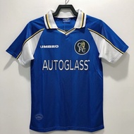 97-99 Chelsea Home Retro Short Sleeve Football Jersey High Quality Aaa