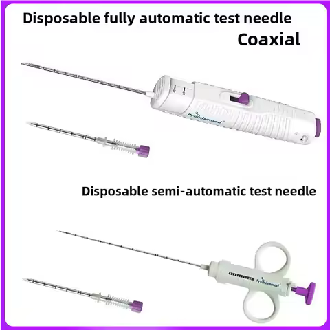 Disposable Biopsy Needle, Coaxial Semi-Automatic Biopsy Needle, Liver Kidney Spleen Breast Soft Tiss