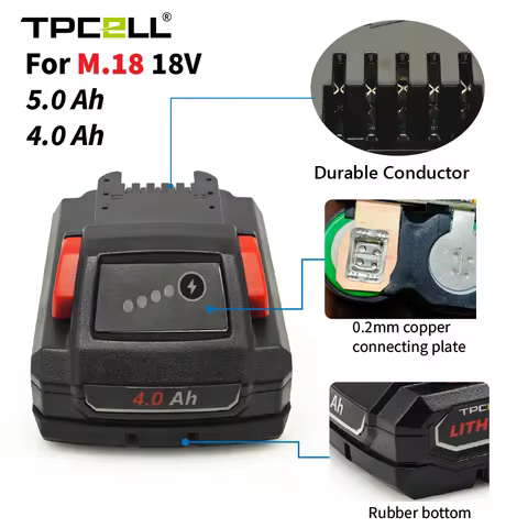 TPCELL 4Ah/5Ah For M.18 21700 Tabless cells Replacement Battery Power Tools Li-ion