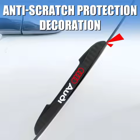 4Pcs Car Door Anti-Collision Strip Body Anti-Scratch Truck Taxi Sticker For Audi A3 8P 8L 8V A4 B8 B