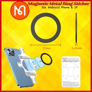 【Ready Stock】Mcdodo Magnetic Metal Strong Sticker Megsafe Magnetic Charging Ring for iP Android Sams