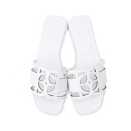 O&B รองเท้าหนังแพะ รุ่น OANDB SANDALS IN STYLISH WHITE-11148CG00443F_C0WTXX