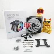 DEEPCOOL AG620 G2 ARGB PROCESSOR FAN 2 FAN 12CM 6 HEATPIPES