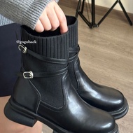 2024 Martin All-Match Thin Western Style Socks Boots Small Ankle Short Boots Elastic Socks Boots