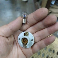 25pcs e10 size ceramic bulb socket &bulb available