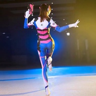 Halloween cosplay Overwatch cos Bodysuit Game dva Song Hana cosplay Suit