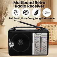 POCKET 收音机 FM/AM/SW1/SW2 4 BAND RETRO POINTER RADIO RECEIVER#MULTIBAND RADIO#FM RADIO