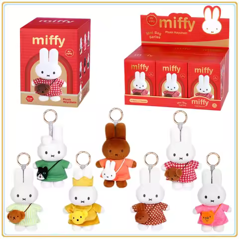 In Stock Original Miffy Travel Series Blind Box Lovely Hangings Anime Character Festival Toys Gifts