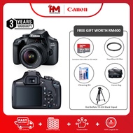 Canon EOS 3000D DSLR Camera with EF-S 18-55mm III | Original Canon Malaysia