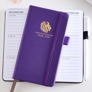 All English 2026-2027 Planner Schedule Notebook A6 Faux Leather Strap Schedule Plan Notebook 251120
