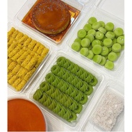 RORA - 8 Inch Transparent Square Cake Box | Bekas Plastik Tapau Kek Pulut Kuih Roti Jala