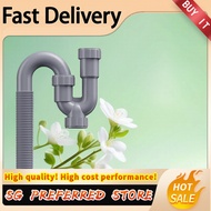 [Fast Delivery]Washbasin Anti-Odor Drain Pipe Basin Sink s Bend u Type Drain Pipe Basin Sink Drain A
